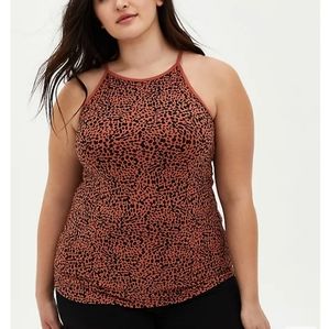 NWT Torrid Cheetah High Neck Foxy Tank